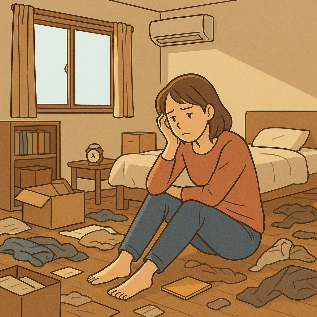 一人暮らし初心者さんの部屋が散らかる主な原因