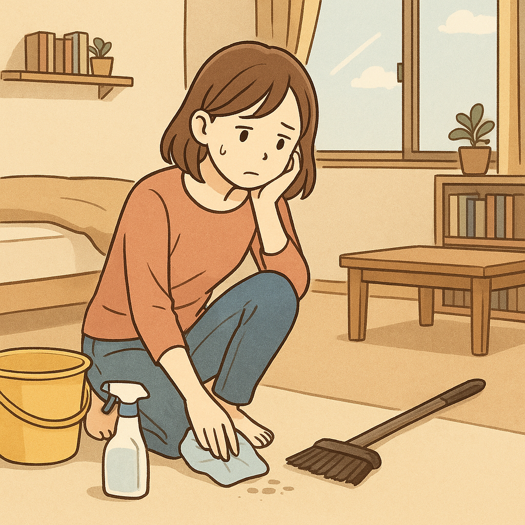 一人暮らし初心者の掃除が続かない主な原因
