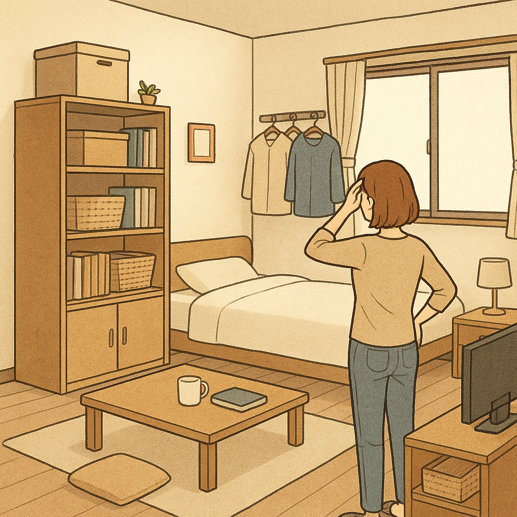 狭い部屋が片付かない理由は「収納不足」より「置き方」かもしれませんね